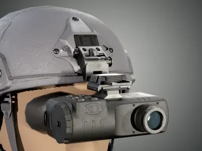 TIG-7 Thermal goggles Low-poly 3D model