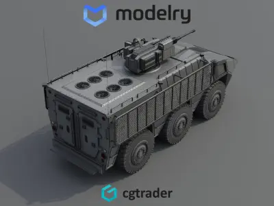 Military APC 3D model