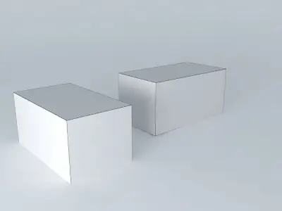 containers two shipping Free 3D model