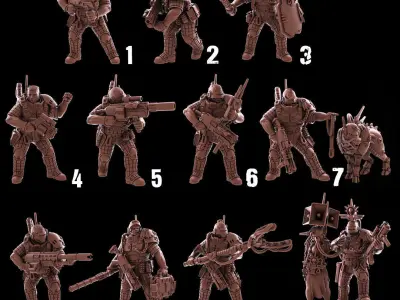 Kill Squad - Lawbringers 3D print model