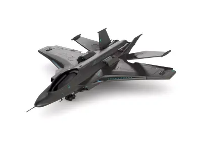 Warfare Aircraft 3D model purchase