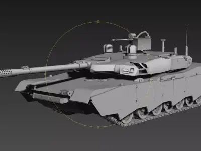 M1AX Abrams X Main Battle Tank 3D model