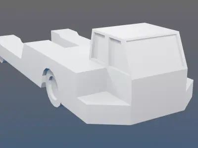3d Printed Douglas Tow Barless 280 Push back tug 1-400 scale 3D print model