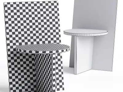 Three Plane Chair 3d model 3D model
