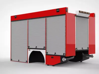 Schlingmann Quadra VA Back Construction Low-poly 3D model