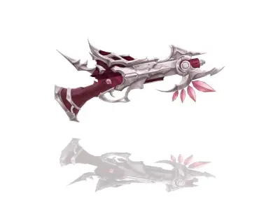 Royal Guard Gun Low-poly 3D model