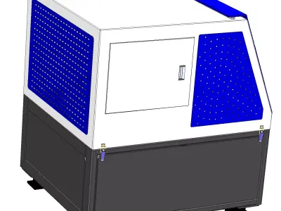 Planetary grinding equipment 3D model