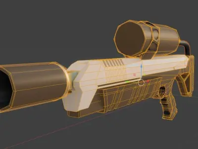 The Boring Company - Not A Flamethrower Low-poly 3D model