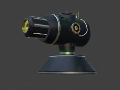 TD Tower 002 Low-poly 3D model