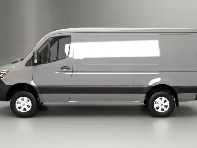 Mercedes Sprinter 4x4 low roof 3D model