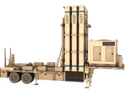 David Sling Defense System 3D model