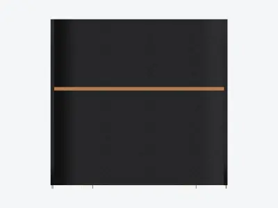 Booth - Simplicity - Type 1 - Small Low-poly 3D model