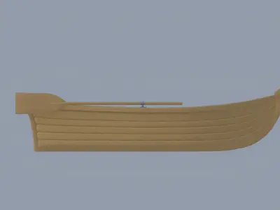 boat model 3D model from CGTrader