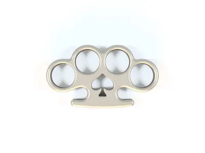 Knuckle Duster Model 01 Low-poly 3D model