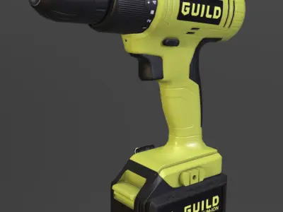 Guild Drill Low-poly 3D model