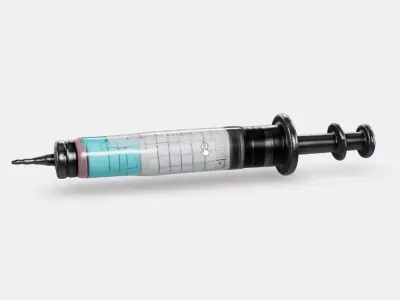 Sci-Fi Medical Syringe Low-poly 3D model