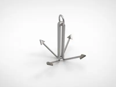 Grapnel Anchor 3D model