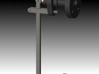Lever Type Safty Valve Free 3D model