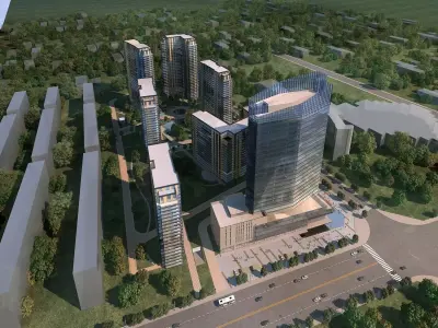 Office Building 3D model 169