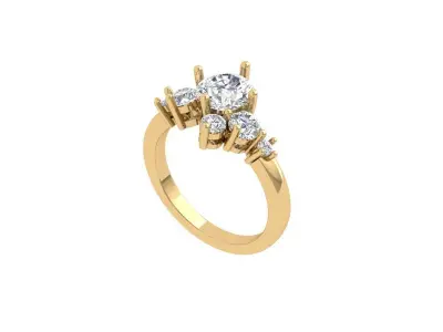 Wedding Ring  3D print model 168