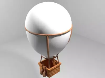 Hot Air Balloon - Classic 3D model