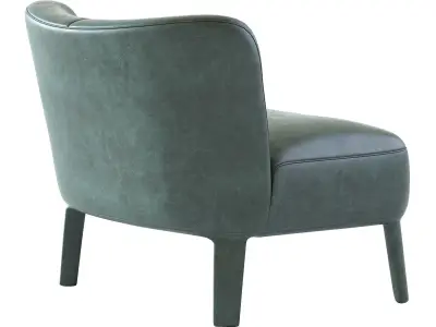 Febo Low Armchair 3D model purchase