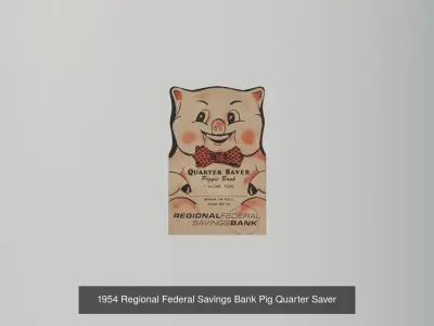 Antique Pig Coin Savers 3D Model Pack