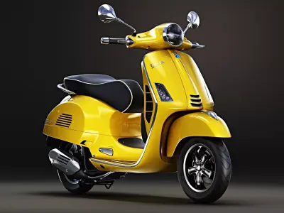 2020 Vespa GTS Super HPE 3D model