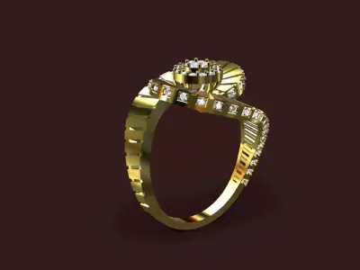 antique ring  3D print model