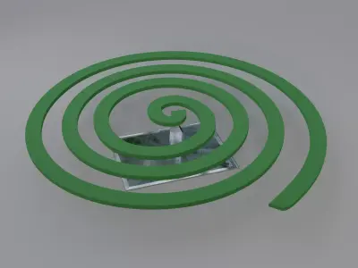 Free mosquito coils 3d model  Free 3D model