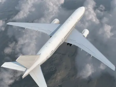 Boeing 777-200 Generic 3D model
