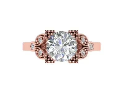 Wedding Ring  3D print model 364