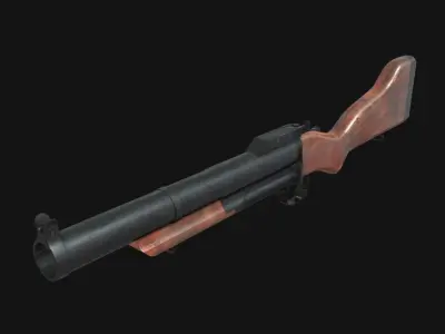 M79 Granade Launcher - Lowpoly - Game Ready Low-poly 3D model