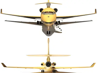 private jet  3D model