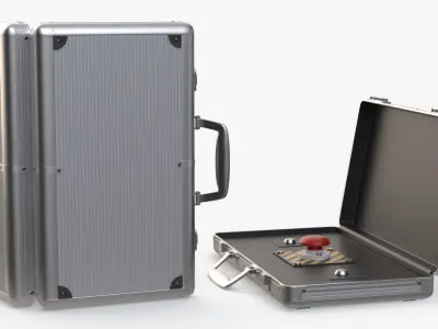 Nuclear Briefcases Collection 3D model
