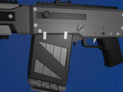 Assault Rifle 3D model