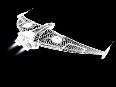 Spaceship Bird Style 3D model
