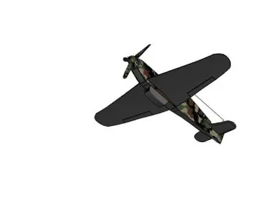 Plane rogozarski ik 3  Free 3D print model