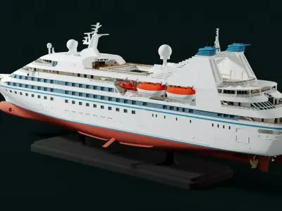 3D Printable Scale Model of Seabourn Legend 3D print model