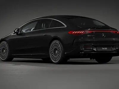 2025 Mercedes-Benz EQS Black 3D model