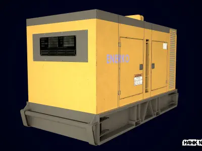 Power Generator Low-poly 3D model order