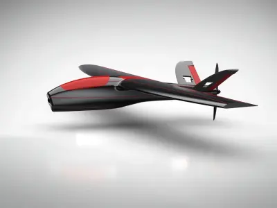FUZZY FPV PLANE 3D print model