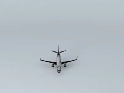 Southwest Airlines flight 345 Free 3D model