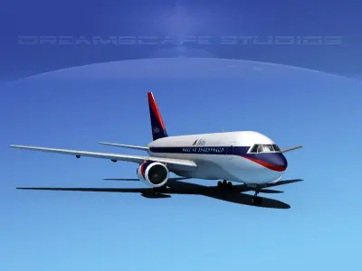 Boeing 767-100 Delta 2 3D model