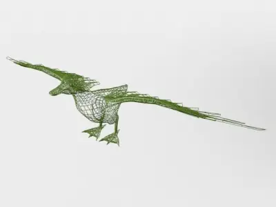  Black Duck Low-poly 3D model