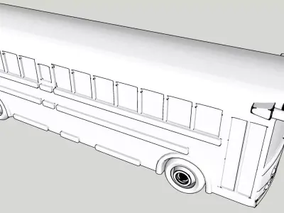 School Bus 3D print model purchase