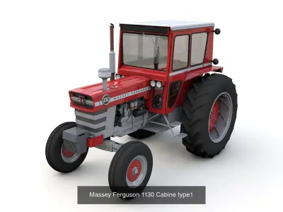 Massey Ferguson 1130 1968 3D Model Pack