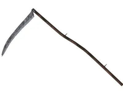 Scythe Low-poly 3D model