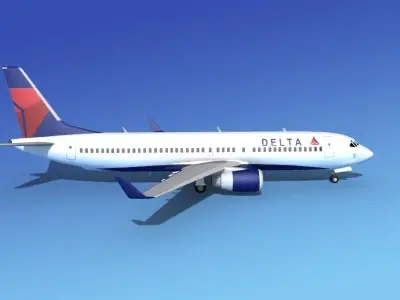 Boeing 737-800ER Delta Airlines 1 3D model