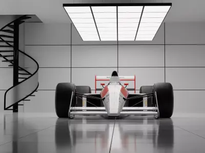 Ultra Realistic F1 Race Car High Detail Formula Racing Car  3D model